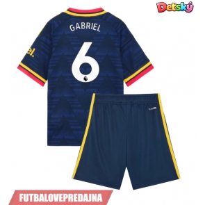 Lacne Dětský Futbalové dres Arsenal Gabriel Magalhaes #6 2026-27 Krátky Rukáv - Preč (+ trenírky)